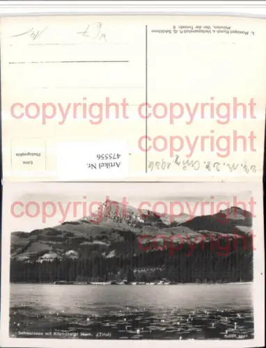 475556,Schwarzsee See b. Kitzbühel m. Kitbüheler Horn