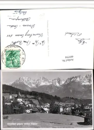 489794,Kitzbühel Totale geg. Wilden Kaiser Bergkulisse