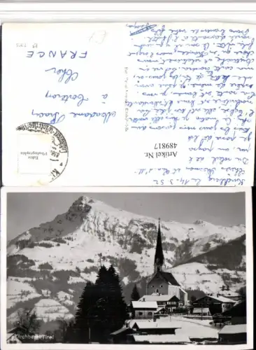 489817,Kirchberg in Tirol Kirche Bergkulisse Winterbild