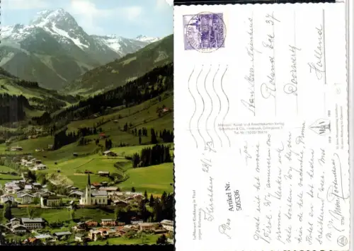 505336,Kirchberg in Tirol Totale geg. Rettenstein Bergkulisse