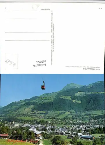 505355,Kitzbühel Totale Seilbahn geg. Kitzbüheler Horn