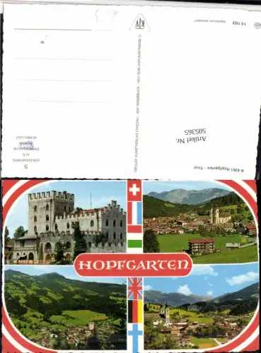 505365,Hopfgarten Totale Schloss Mehrbildkarte