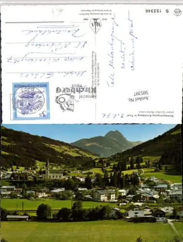 505397,Kirchberg in Tirol Totale geg. Großen Rettenstein Bergkulisse