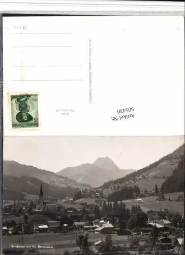 505430,Kirchberg in Tirol Totale geg. Großen Rettenstein Bergkulisse