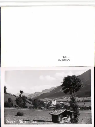 516098,Brixen im Thale Teilansicht Bergkulisse