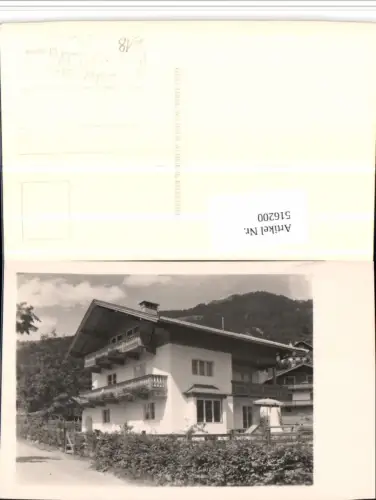 516200,Foto AK Kitzbühel Detail Pension Haus pub Wilhelm Angerer