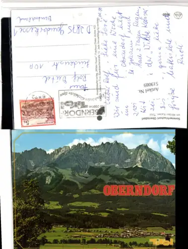519089,Oberndorf am Wilden Kaiser Totale Bergkulisse