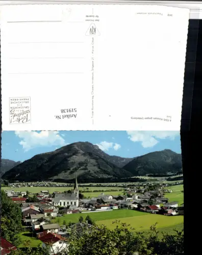 519138,Kössen Totale geg. Unterberg Bergkulisse
