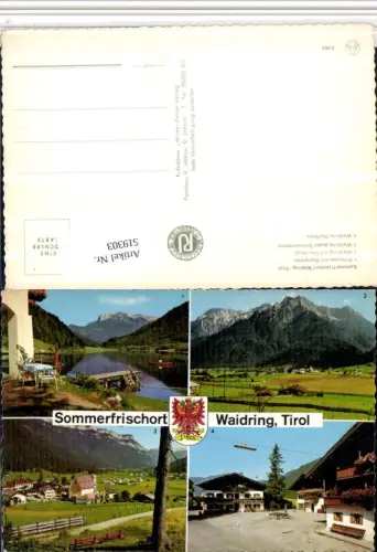 519303,Waidring Totale Dorfplatz See Mehrbildkarte
