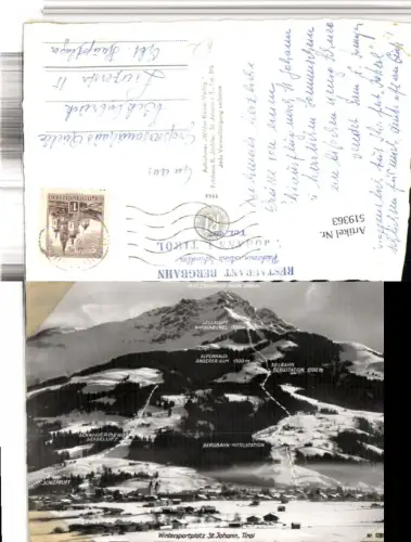 519363,St. Johann in Tirol Totale Bergkulisse Winterbild