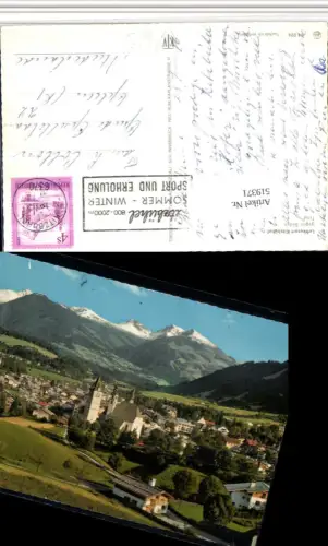 519371,Kitzbühel Totale geg. Süden Bergkulisse