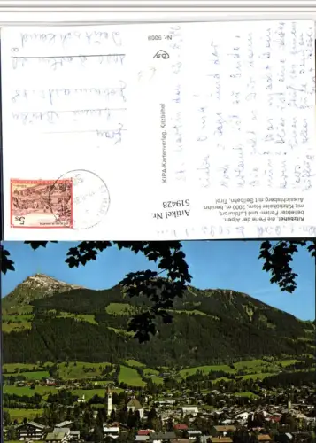 519428,Kitzbühel Totale m. Kitzbüheler Horn Bergkulisse