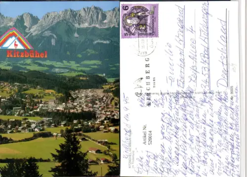 520014,Kitzbühel Totale m. Wildem Kaiser Bergkulisse