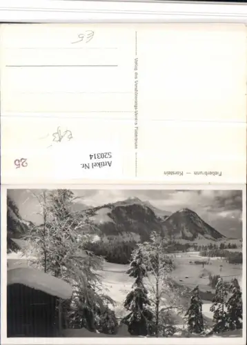 520314,Fieberbrunn Korstein Bergkulisse Winterbild