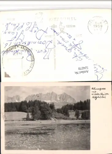 524270,Schwarzsee See b. Kitzbühel Bergkulisse pub Wilhelm Angerer
