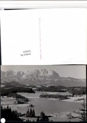 524323,Kitzbühel Schwarzsee See u. Wilder Kaiser Bergkulisse