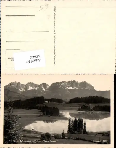 535420,Kitzbühel Schwarzsee m. Kaiser
