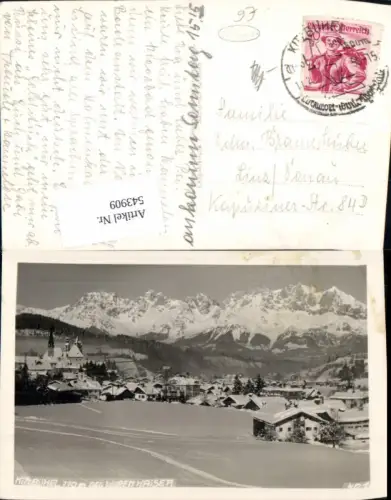 543909,tolle Knstler AK F. Kulstrunk Kitzbühel in Tirol Kitzbühler Horn