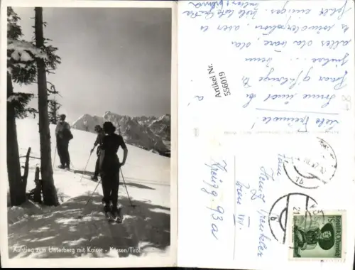 556019,Kössen in Tirol Ski Skifahrer Unterberg Wintersport Sport
