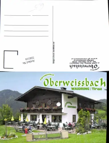 556114,Waidring Weissbach Gasthof Tirol Oberweissbach