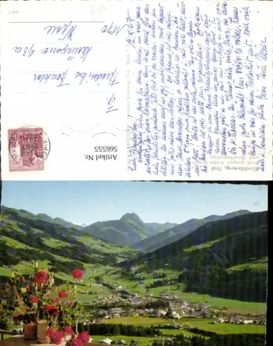 566555,Kirchberg i. Tirol Blick geg. Großen Rettenstein u. Großvenediger