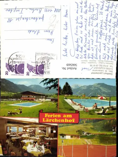 566569,Mehrbild Ak Kirchdorf in Tirol Erpfendorf Ferienhotel Lärchenhof Schwimmbad Pool
