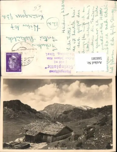 566581,Blick ins Fellhorn Alpengasthof Steinplatte Waidring