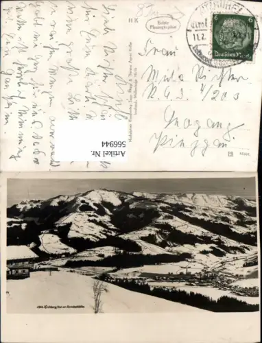 566944,Foto Ak Kirchberg i. Tirol Ehrenbachhöhe Winteransicht