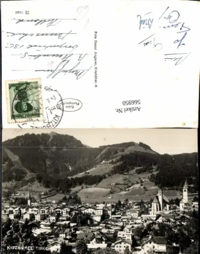 566950,Foto Ak Kitzbühel Totale pub Henni Angerer