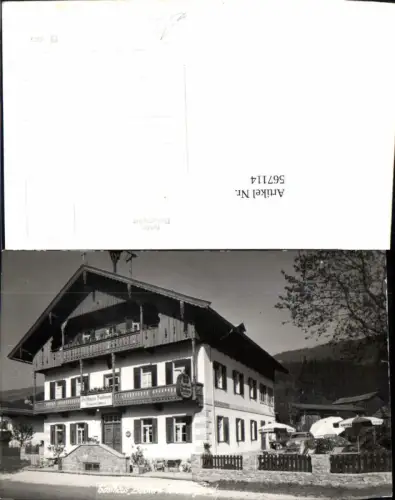 567114,Foto Ak Kirchberg i. Tirol Gasthaus Bockern Ansicht