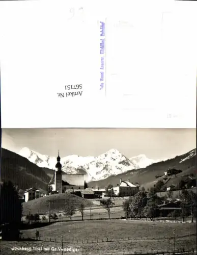 567151,Foto Ak Jochberg m. Gr. Venediger pub H. Angerer