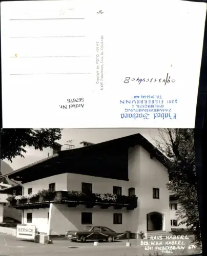 567676,Fieberbrunn Haus Haberl Auto
