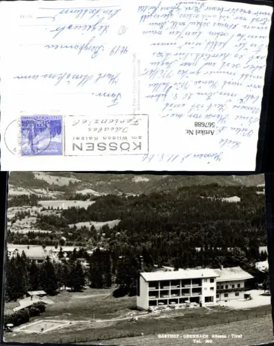 567688,Foto Ak Kössen Gasthof Oberbach