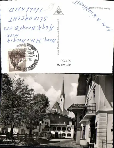 567750,Foto Ak Kirchberg i. Tirol Ansicht m. Kirche