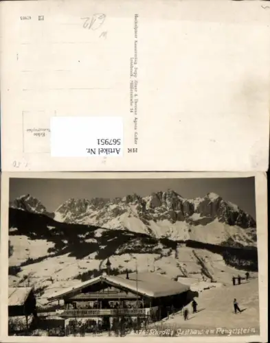 567951,Foto Ak Schrolls Gasthaus Bergrestaurant Pengelstein Kirchberg in Tirol