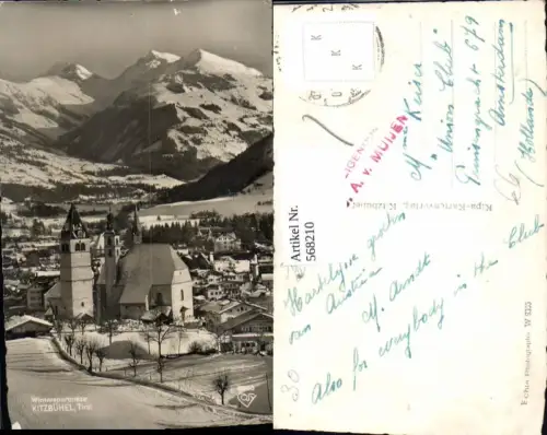 568210,Foto Ak Kitzbühel Winteransicht pub Cosy 6060