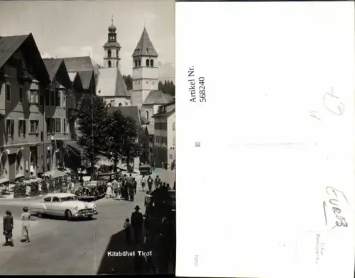 568240,Foto Ak Kitzbühel Straßenansicht Automobil Oldtimer