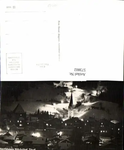 573802,Foto Ak Kitzbühel Nachtpiste Wintersport