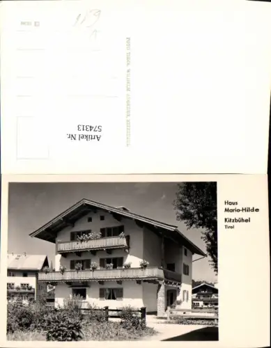574313,Foto Ak Kitzbühel Haus Maria-Hilde pub Wilhelm Angerer