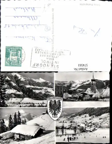 574561,Mehrbild Ak Westendorf Winteransicht Wintersport