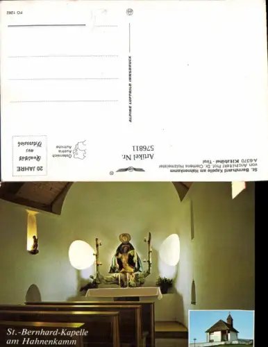 576811,Kitzbühel St. Bernhard Kapelle Hahnenkamm