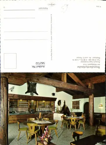 582722,Aurach b. Kitzbühel Branderhofstube Innenansicht