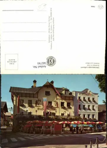 582741,St Johann i. Tirol Gasthof zum Bären