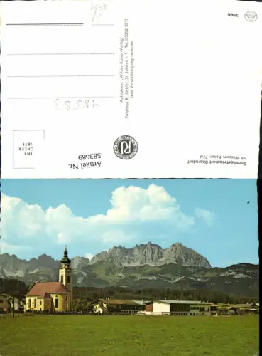 583689,Oberndorf in Tirol m. Wildem Kaiser