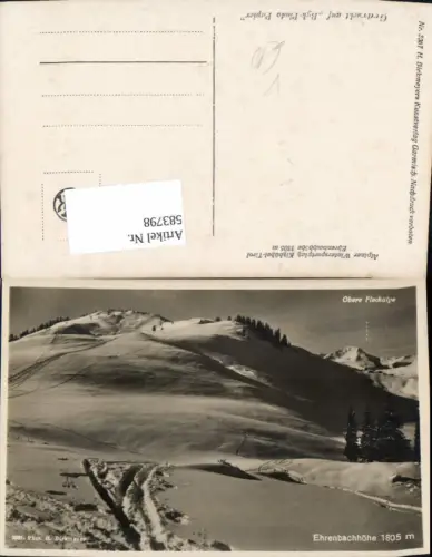 583798,Ehrenbachhöhe Obere Fleckalpe Kitzbühel pub H. Birkmeyer 3087