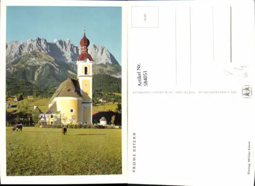 584051,Going Wilder Kaiser Kirche Kühe Rinder pub SOS Kinderdorf 19/65