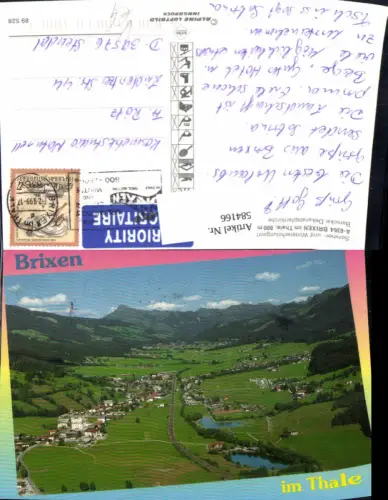 584166,Brixen im Thale Totale pub Alpine Luftbild 89528