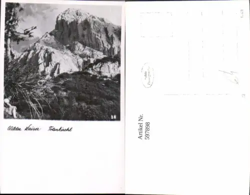 597898,Foto Ak Wilder Kaiser Totenkirchl Kirchdorf in Tirol