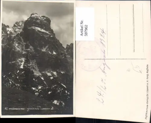 597902,Kaisergebirge Totenkirchl v. Norden Kirchdorf in Tirol pub Ant. Karg