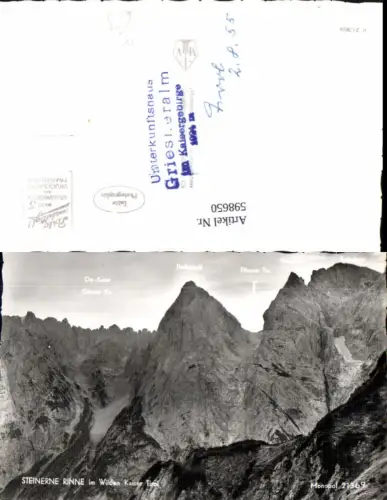 598650,Foto Ak Steinerne Rinne i. Wilden Kaiser Kirchdorf in Tirol